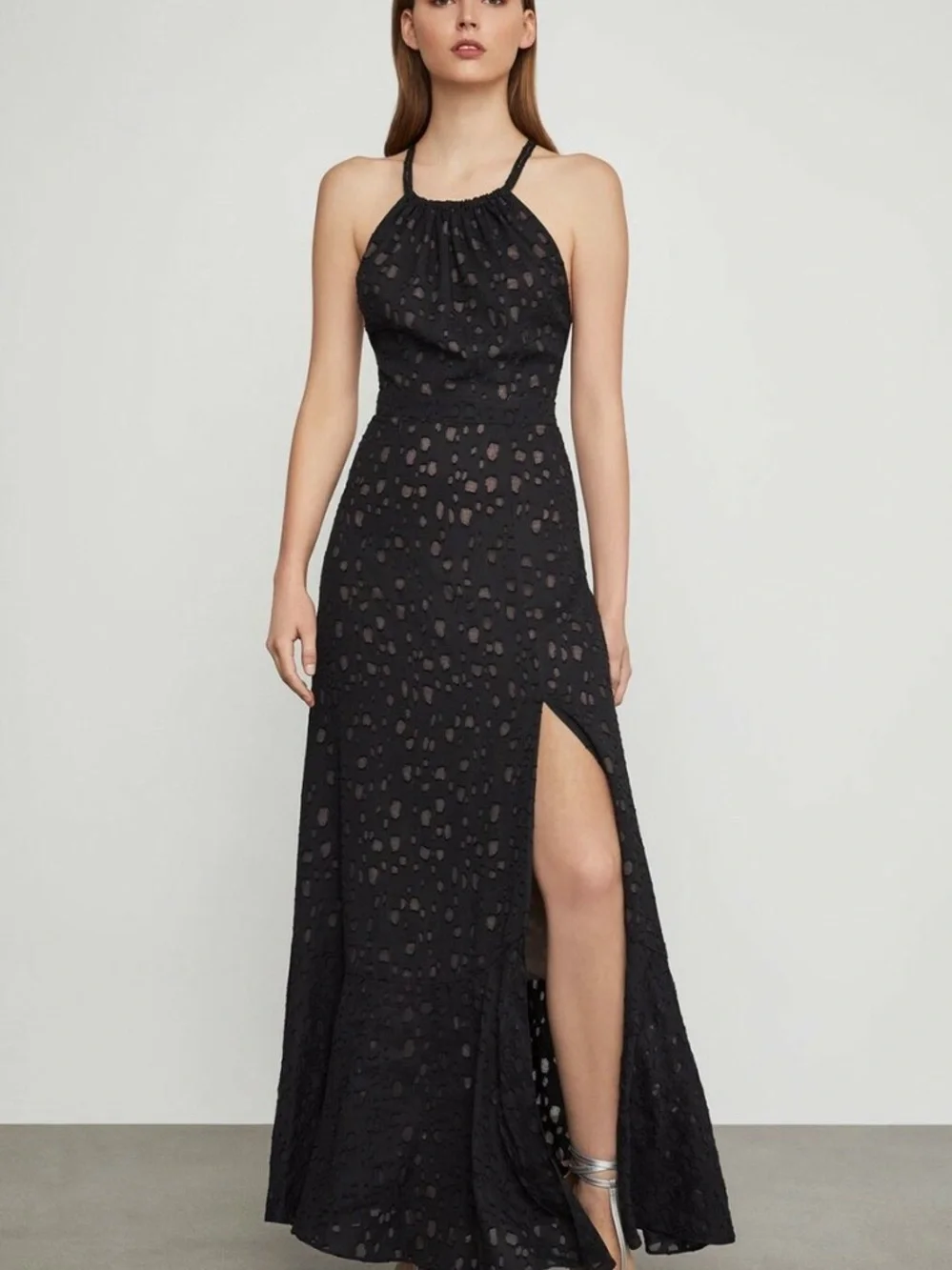 BCBGMaxAzria Strappy Maxi Slip Dress
